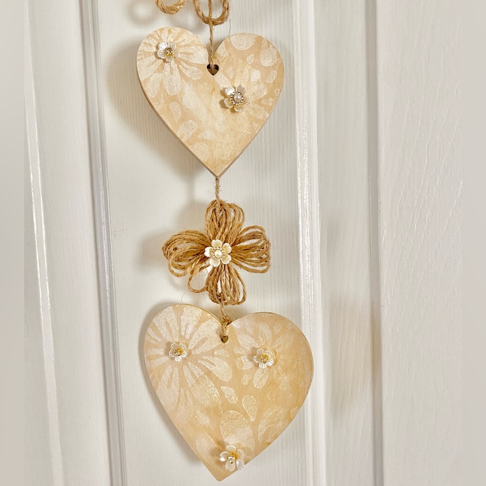 Hanging Hearts Handcrafted Home Decor
